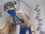 Ninja Cosplay Gadis Asia